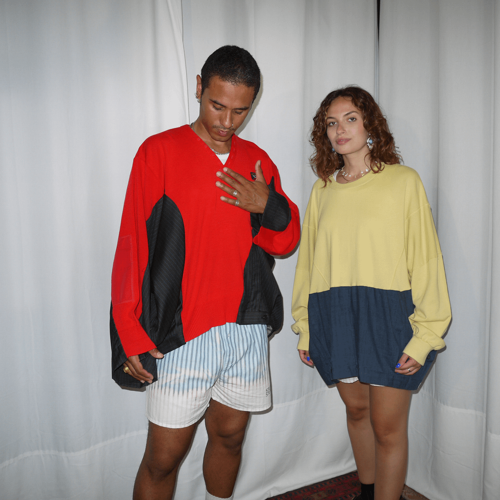 FELPA SCRAMBLE PATCH INDOSSATA