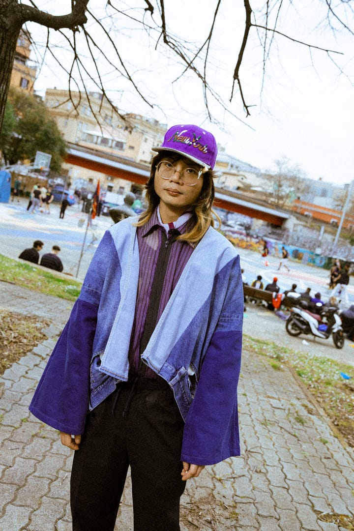 foto abbigliamento uomo donna genderless upcycling roma